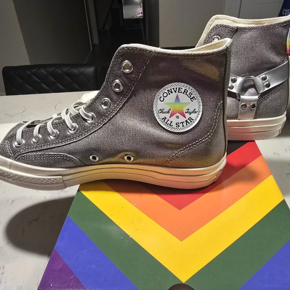 NEW 2024 Chuck 70 High Pride 2024 Converse Sneakers Chuck 70 A10214C SIZE 10 NEW